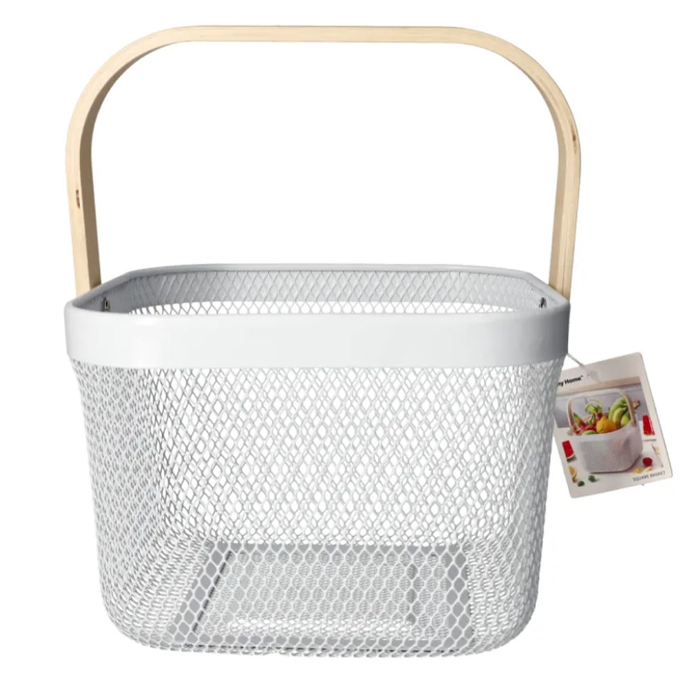Метална кошница за съхранение Mesh Stainless Steel 24 см - миниатюра 2