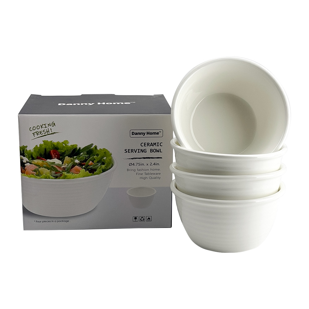 Комплект керамични купички Danny Home DH-BW20-113, 4 бр. Комплект керамични купички Danny Home DH-BW20-113, 4 бр. - миниатюра 1