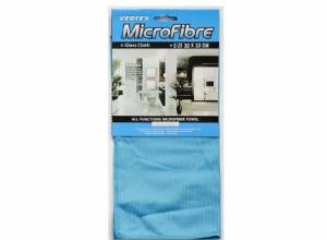 Микрофибърна кърпа за стъкло - Синя